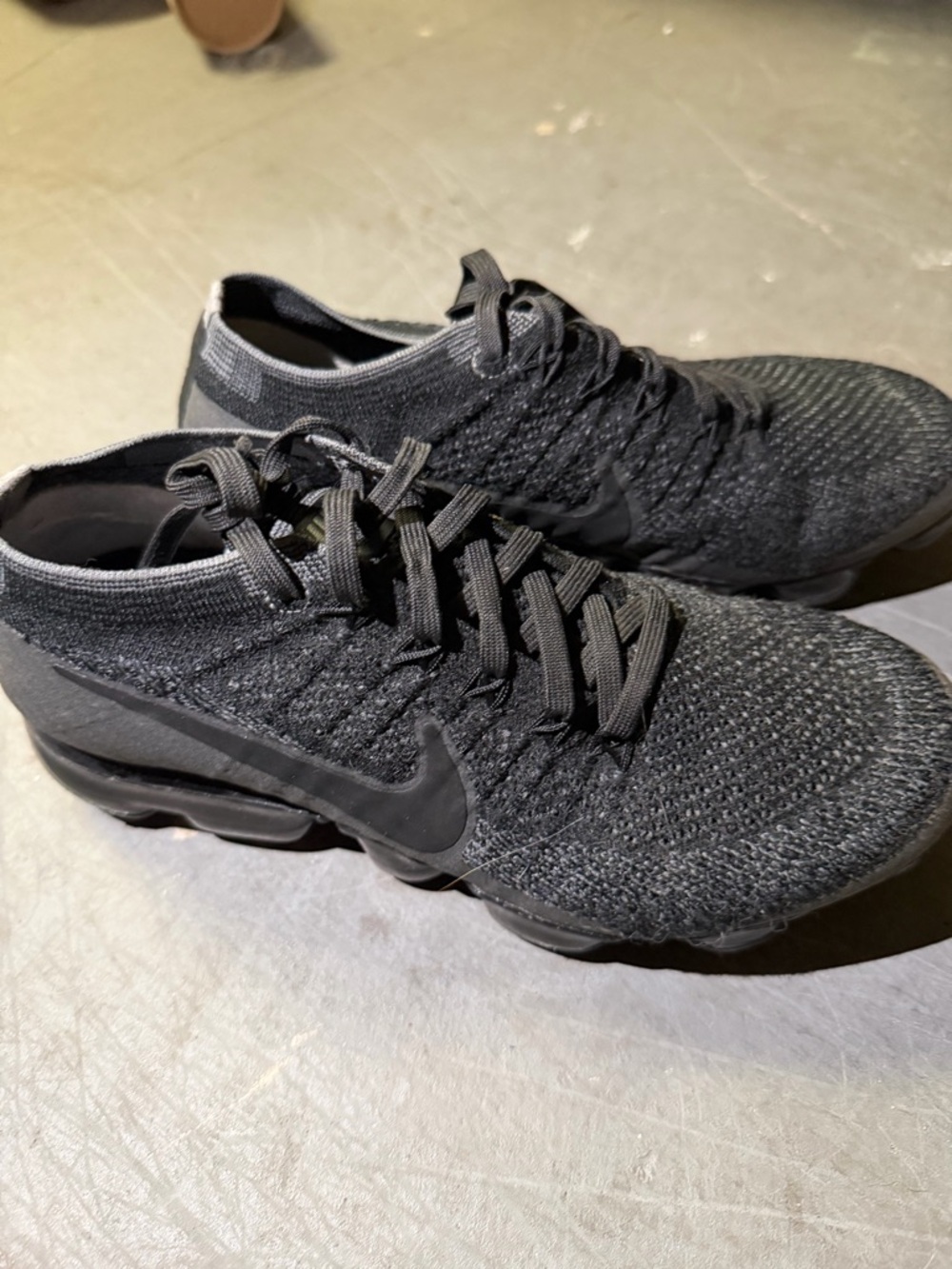 Nike Black Flyknit Low-Top Sneakers